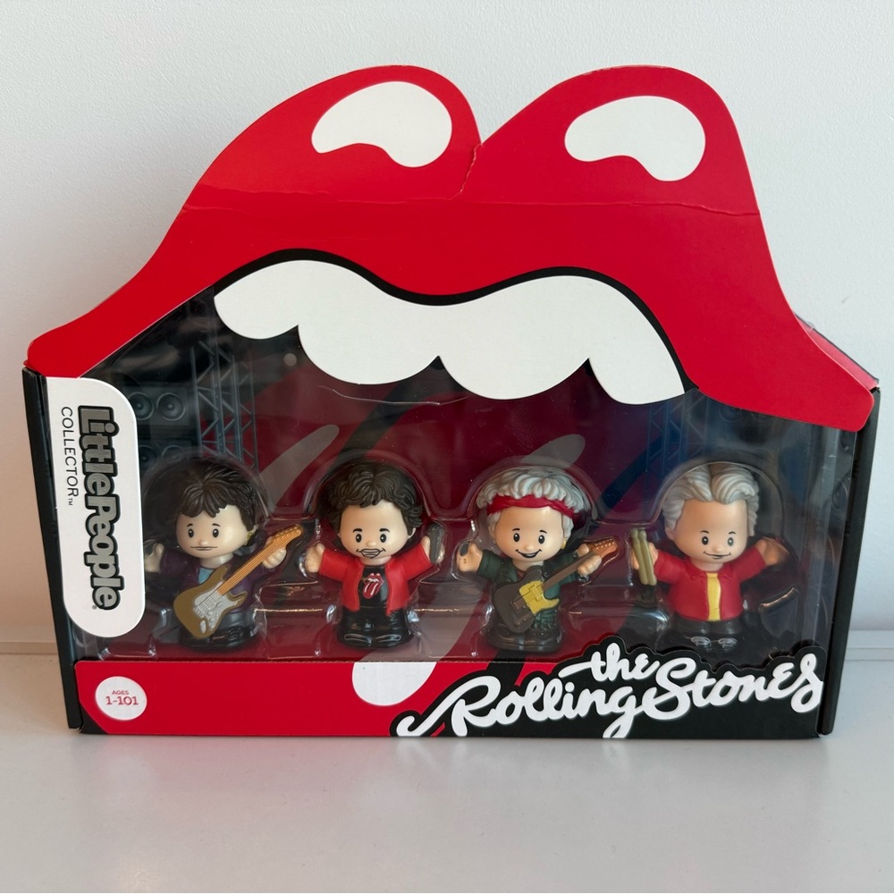New in box! The Rolling Stones Little People Collector Figures!